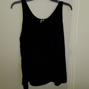 Black sheer tank top